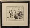 HONORÉ DAUMIER Group of 5 lithographs.